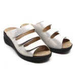 Slipper Beige leder 21154 Solidus